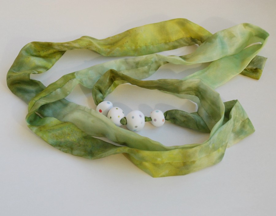 Necklace "Silken" (silk03)