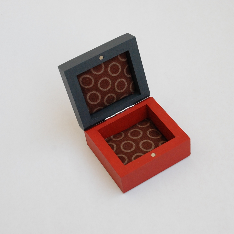 Extra Small wooden box "Red" (box-23)